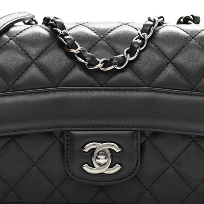 Chanel Calfskin Quilted Small Coco Corset Flap Black 9 of 12