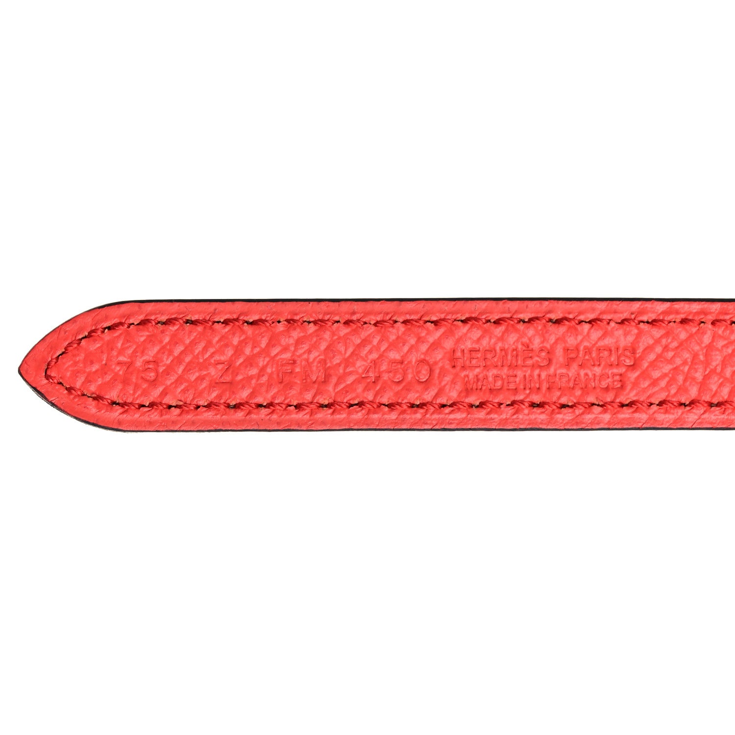Hermes Swift Epsom 13mm Focus Belt 75 Chai Rose Jaipur 3 of 6