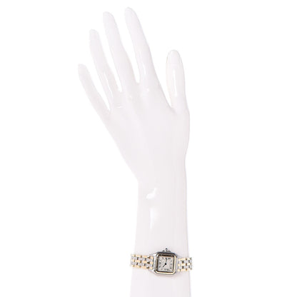 Cartier Stainless Steel 18K Yellow Gold 22mm Panthere Quartz Watch 2 of 6