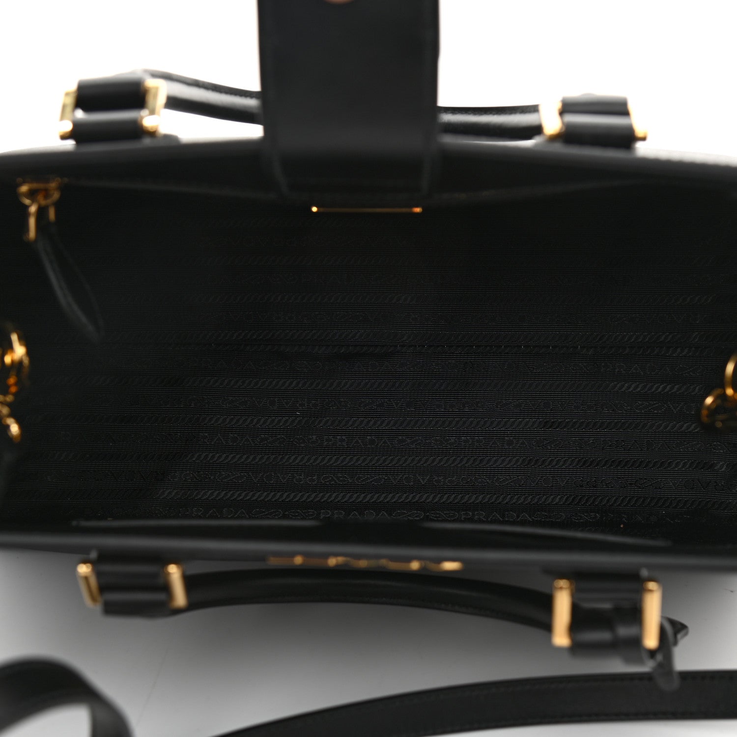 Prada Saffiano Soft Calfskin Tote Black 5 of 8