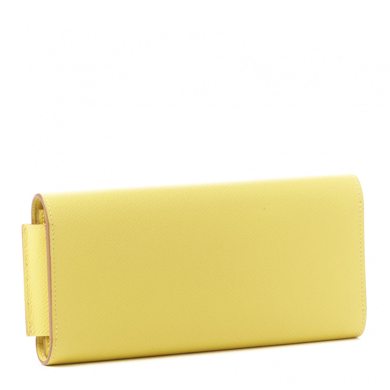 Hermes Epsom Passant Long Wallet Craie Lime 3 of 9