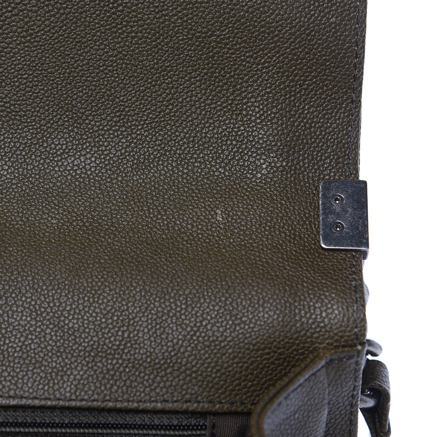 Chanel Caviar Quilted New Medium Boy Flap Khaki 12 of 12