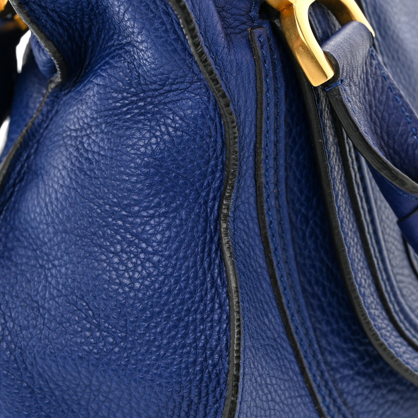 Calfskin Medium Marcie Satchel Sea Water