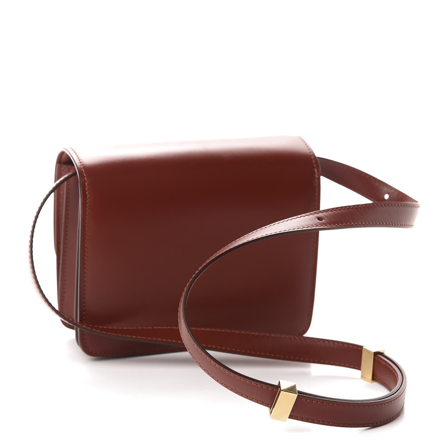 Celine Box Calfskin Small Classic Box Flap Bag Red 3 of 10
