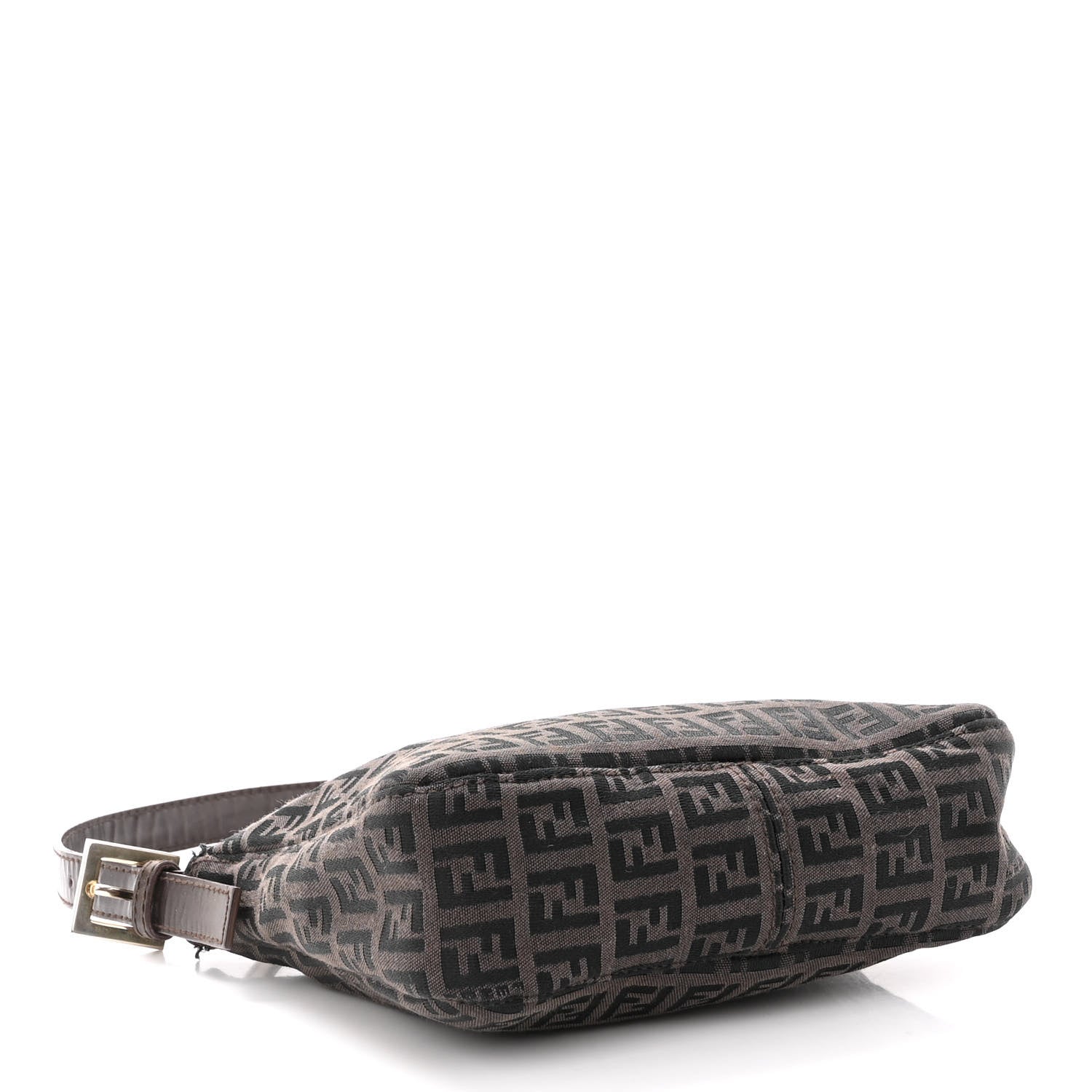 Fendi Zucchino Mini Pochette Tobacco Moro 4 of 13