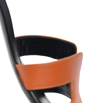 Hermes Epsom Oasis Sandals 36 Gold 8 of 9