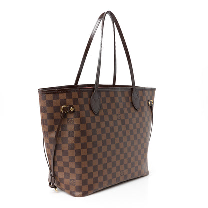 Louis Vuitton Damier Ebene Neo Neverfull MM Rose Ballerine 3 of 12