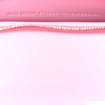 Balenciaga Calfskin Stripe Embossed Medium Gossip Bag Candy Pink 7 of 13