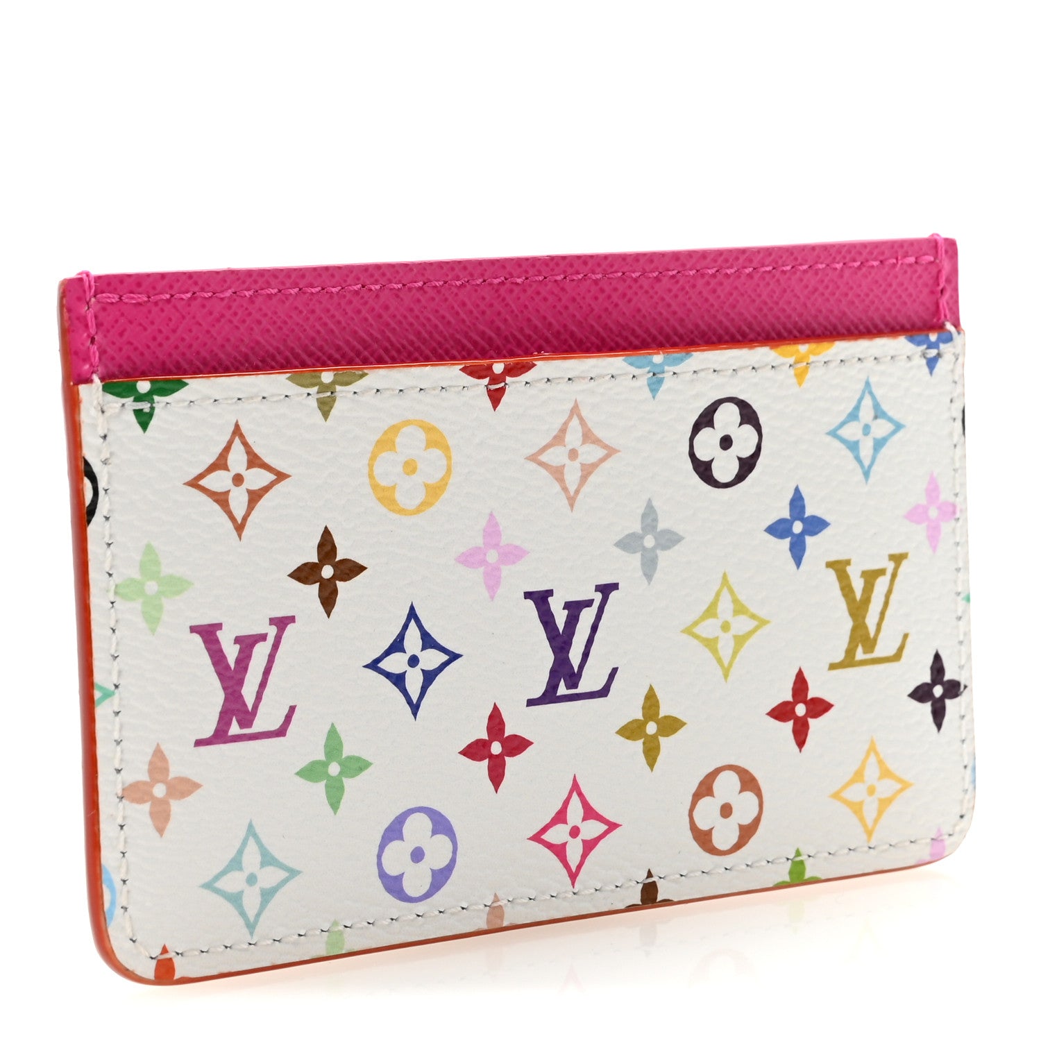 Louis Vuitton LV X TM Monogram Multicolor Card Holder Kawaii Pink 3 of 8