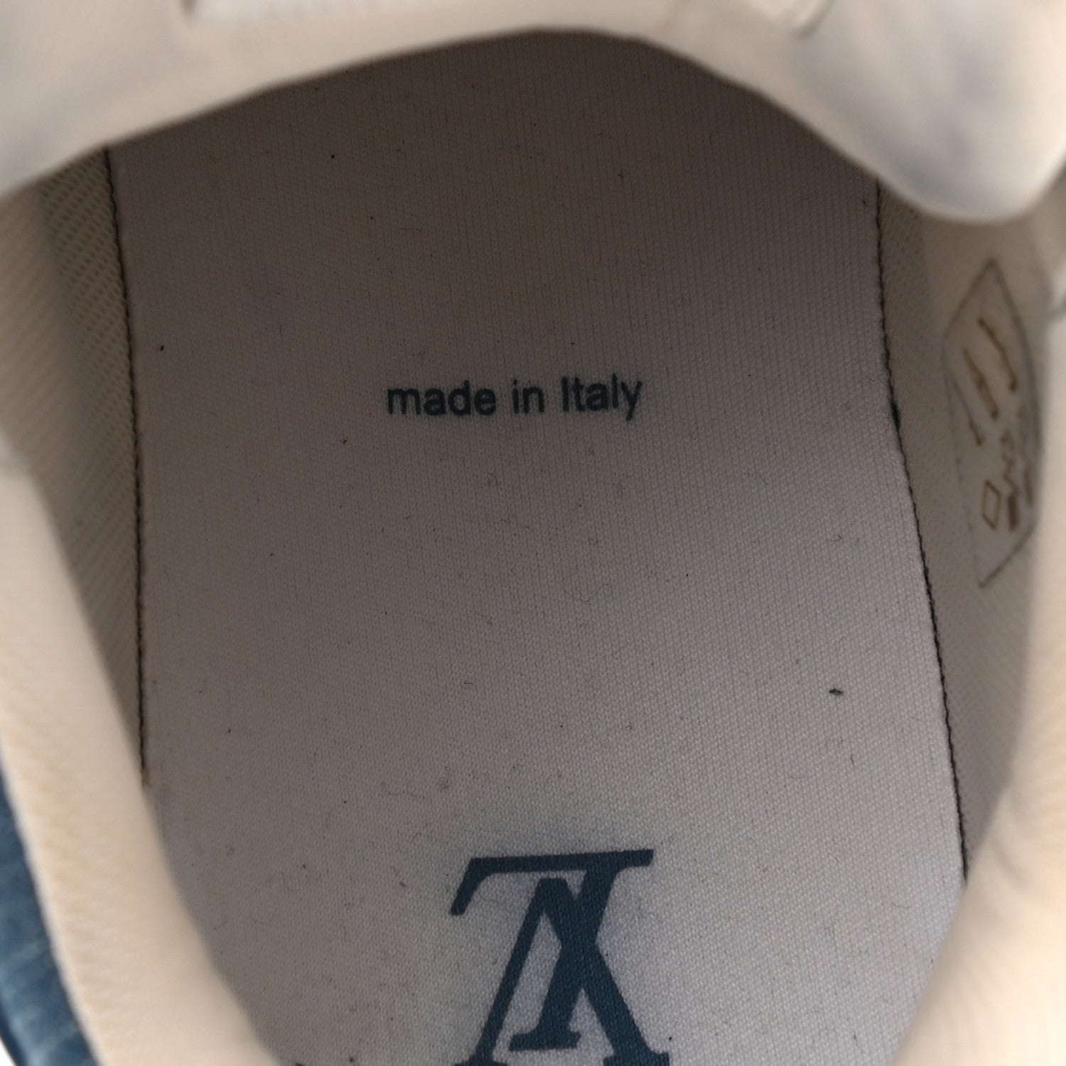 Louis Vuitton Monogram Denim Mens Trainer Sneakers 11 Blue 7 of 10