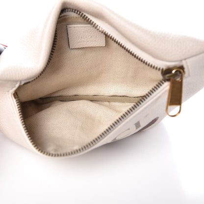 Gucci Grained Calfskin Small Logo Belt Bag White 5 of 7