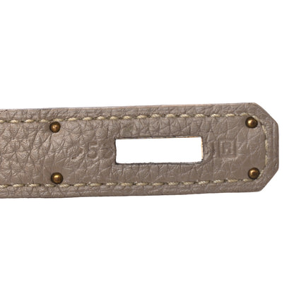 Hermes Taurillon Clemence Kelly Retourne 28 Gris Tourterelle 6 of 9
