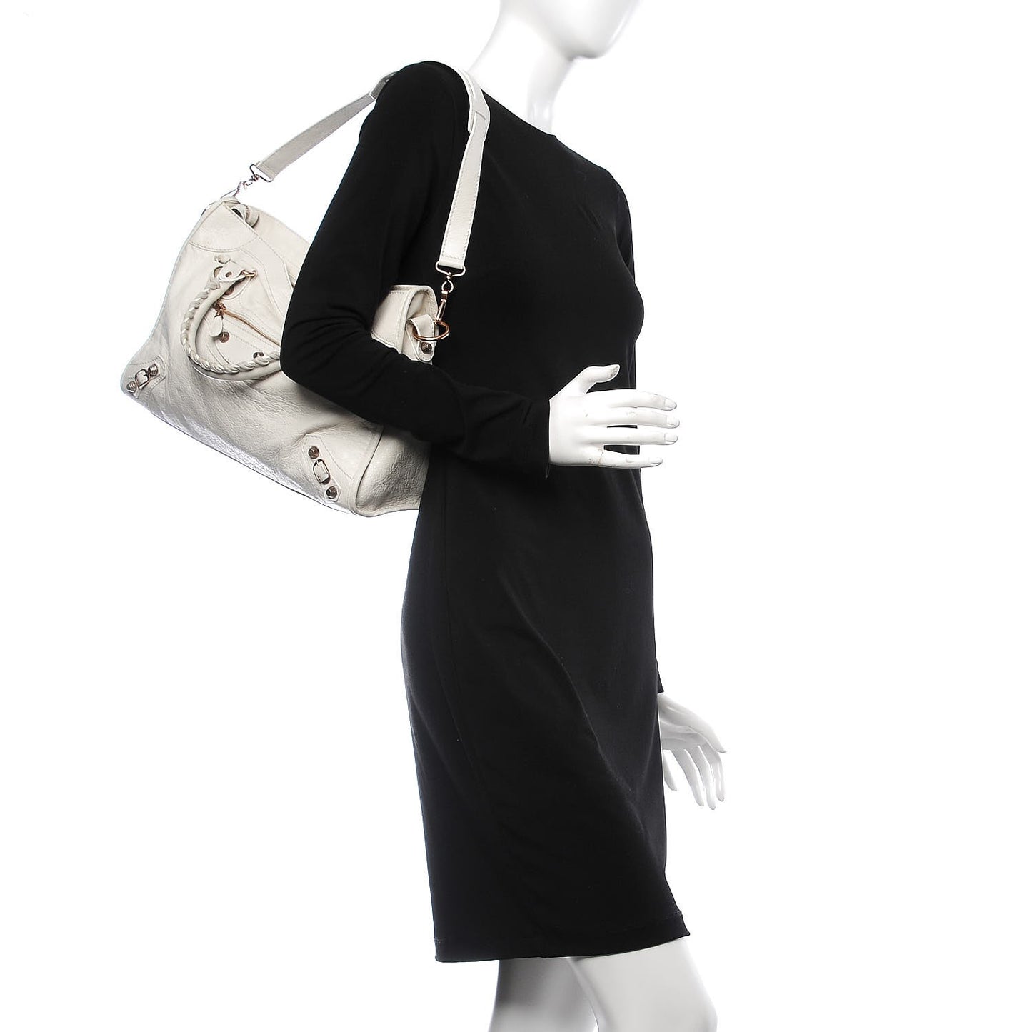 Agneau Giant 12 Rose Gold Hardware City White Light