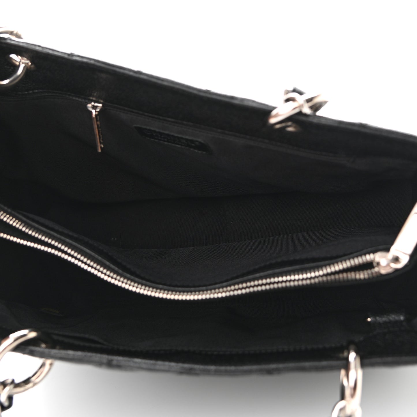 Caviar Quilted Grand Shopping Tote GST Black