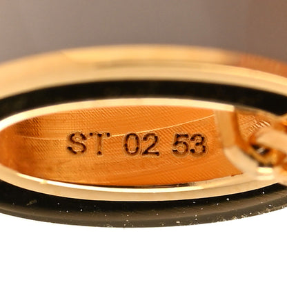 Hermes Lacquered Gold Mini Pop H Pendant Necklace Marron Glace 7 of 7