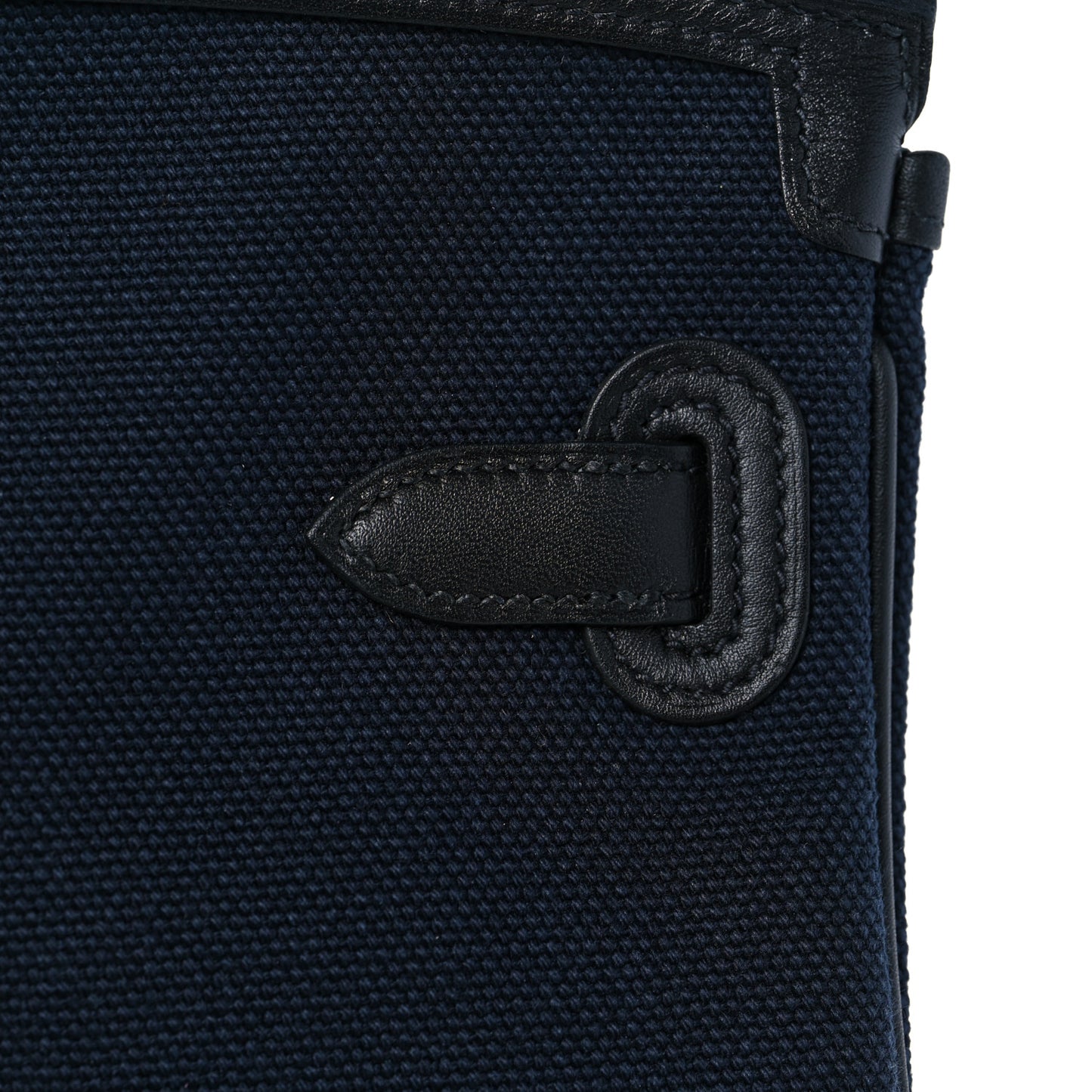 Goeland Toile Swift Cargo Birkin 35 Bleu Marine