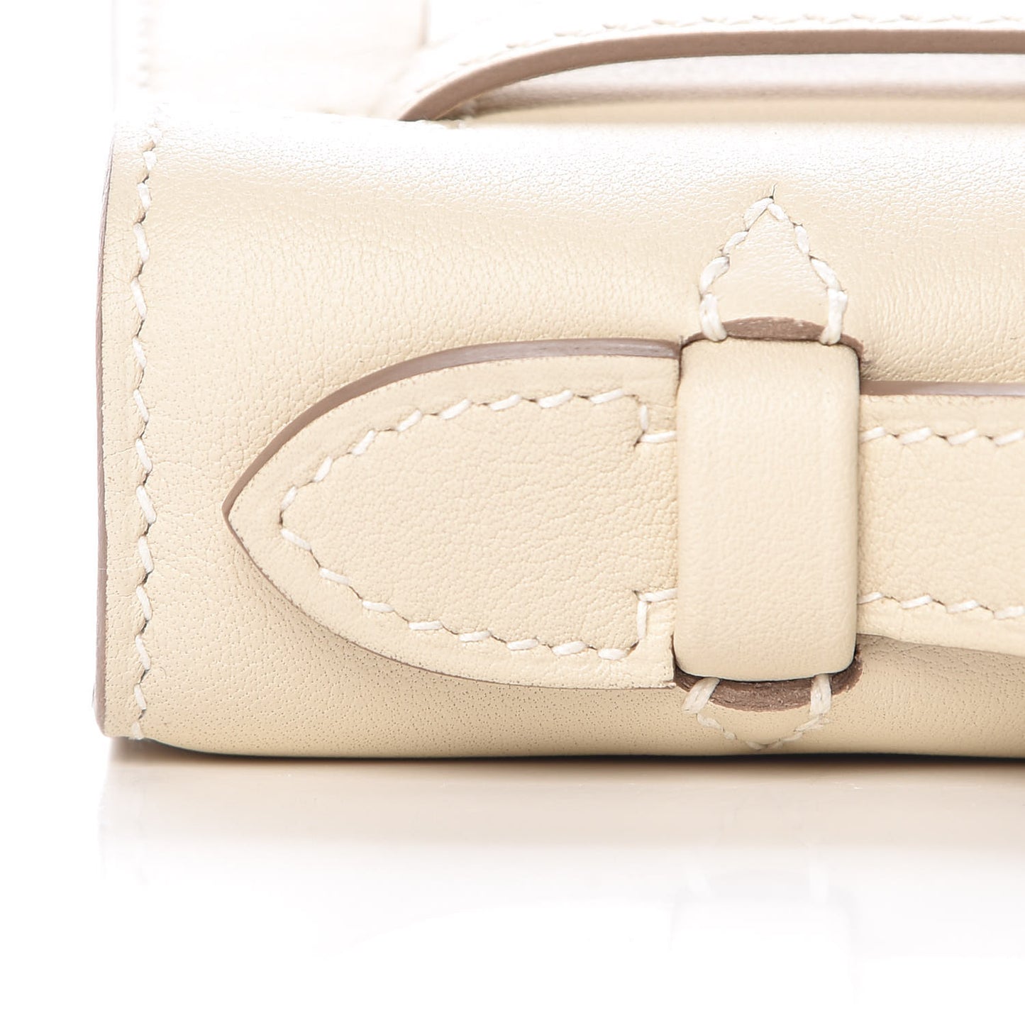 Swift Kelly Pochette Clutch Craie