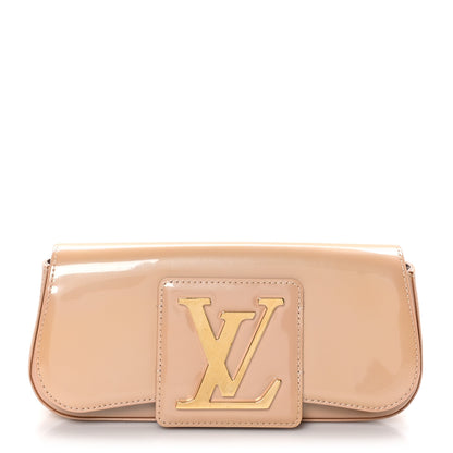 Louis Vuitton Patent Sobe Clutch Creme 1 of 10