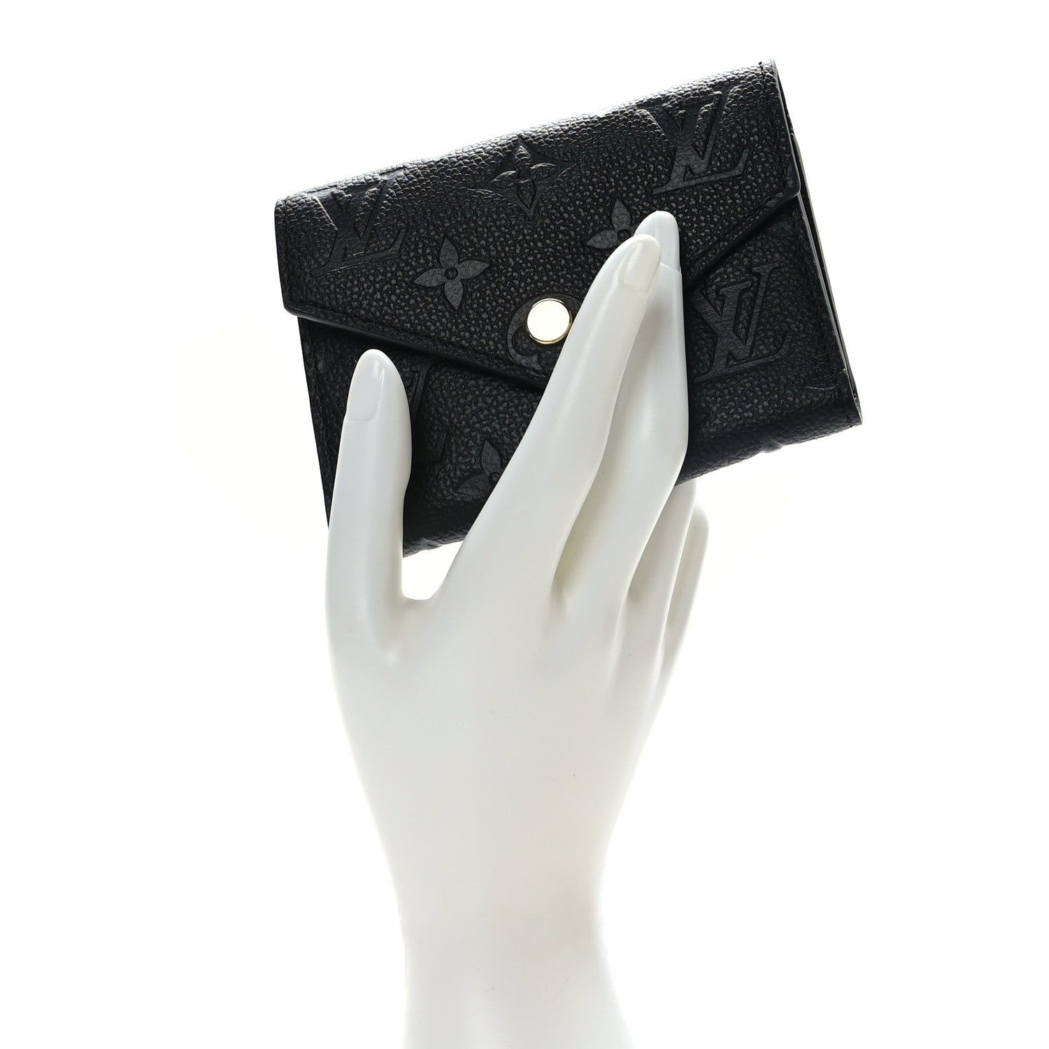 Louis Vuitton Empreinte Victorine Wallet Black 2 of 6