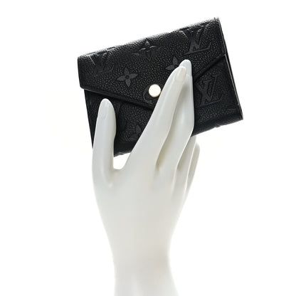 Louis Vuitton Empreinte Victorine Wallet Black 2 of 6