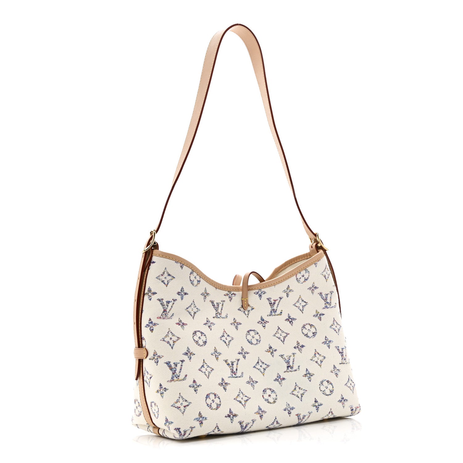 Louis Vuitton Monogram Jacquard CarryAll PM Multicolor Beige 4 of 12