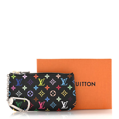 Louis Vuitton LV X TM Monogram Multicolor Key Pouch Black 8 of 8