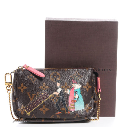 Louis Vuitton Monogram Illustre Mini Pochette Accessories Rose 5 of 8