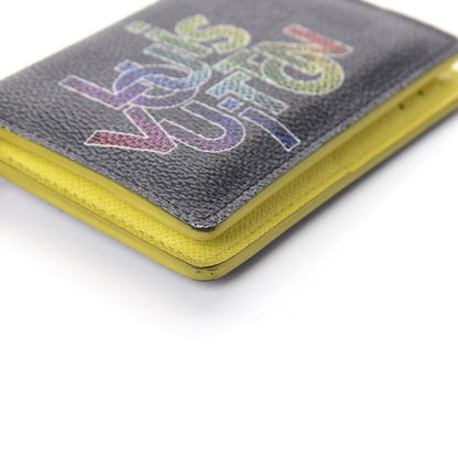 Louis Vuitton Damier Graphite Logo Pocket Organizer Yellow 6 of 13