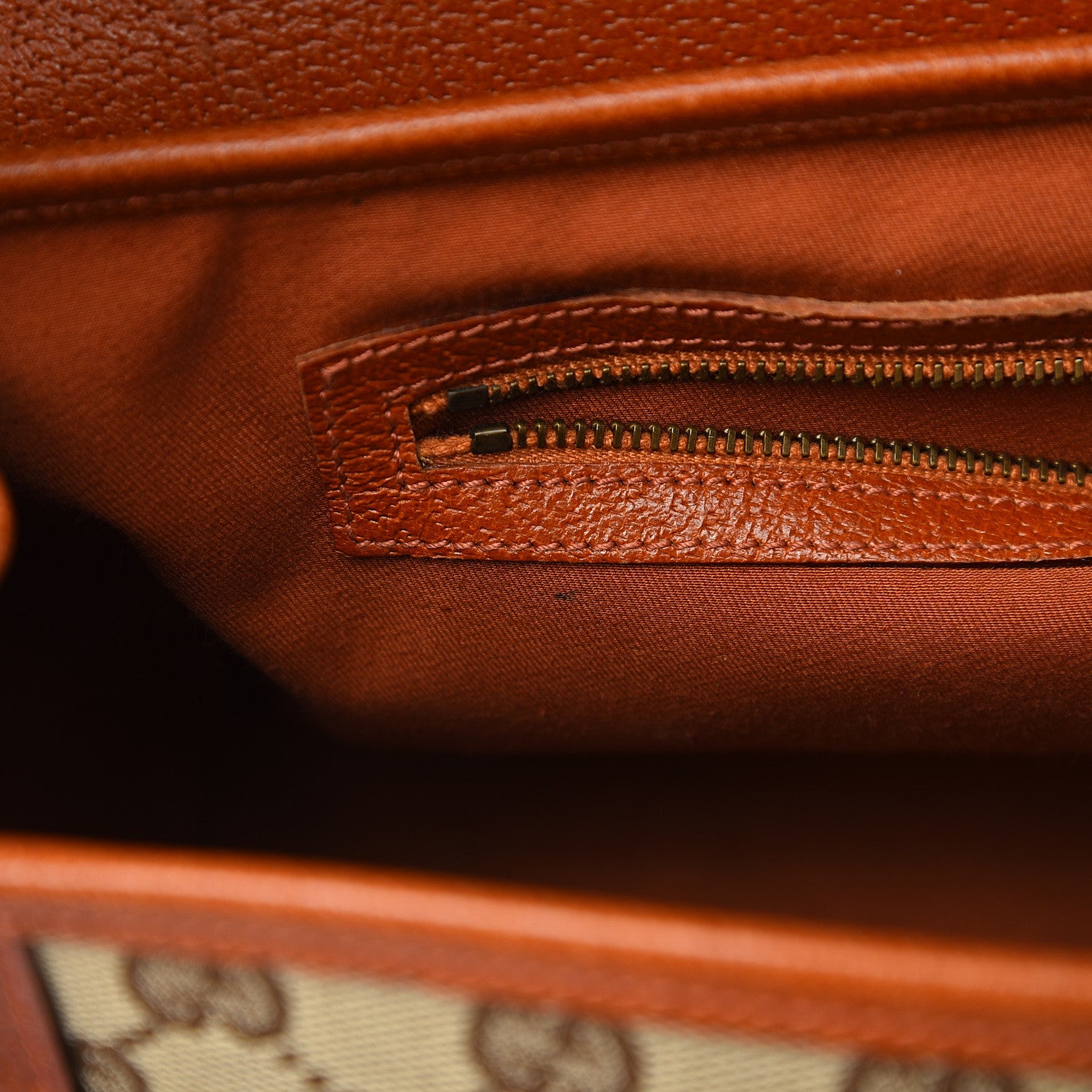 Gucci Monogram Bamboo Bullet Satchel Brown 8 of 19