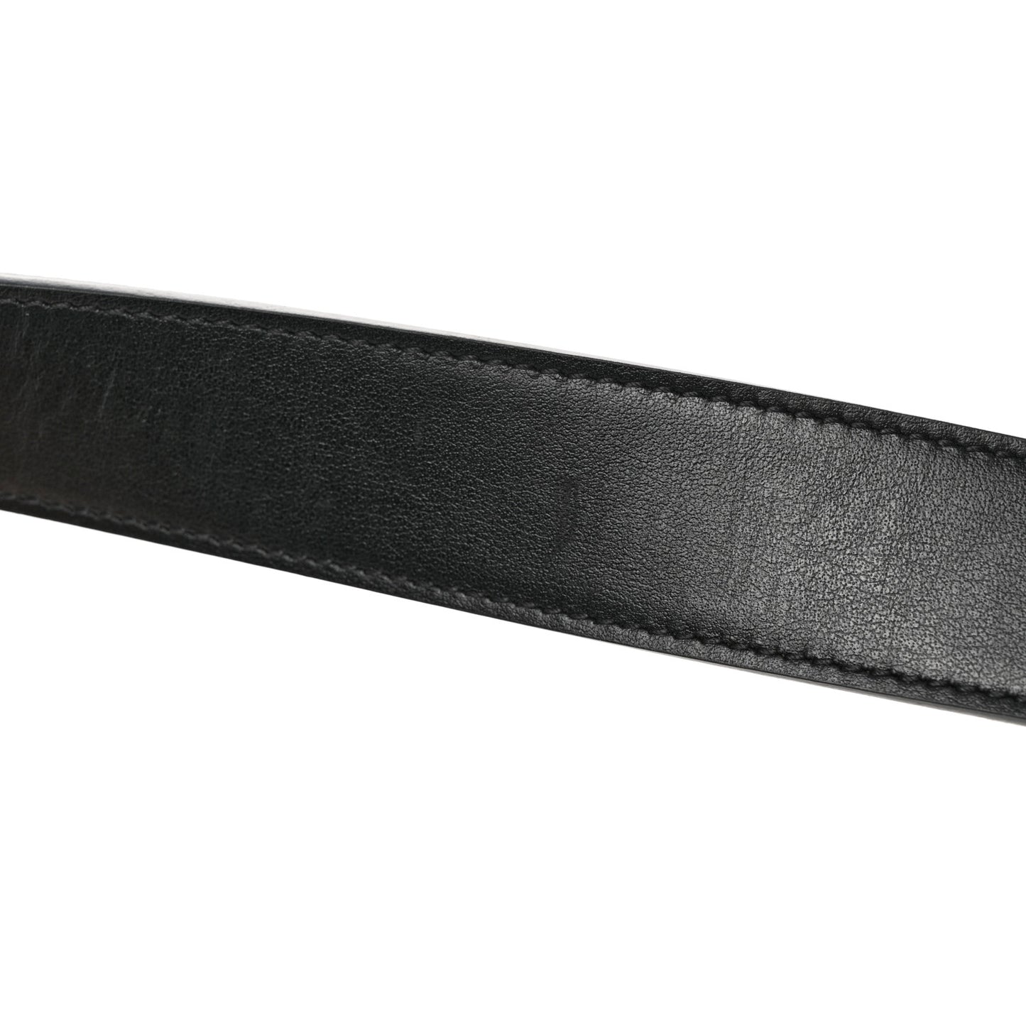 GG Supreme Monogram Plutone Calfskin Palladium Double G Reversible 30mm Belt 90 36 Beige Ebony Black