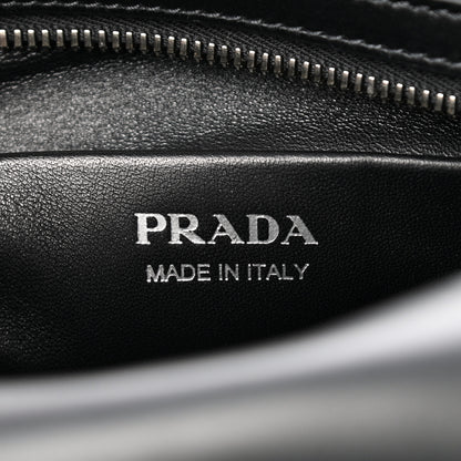 Prada Softy Calfskin Small Supernova Handbag Black 6 of 9