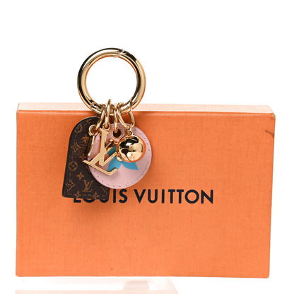 Louis Vuitton Monogram Fetish Lug Tag Bag Charm Brown 5 of 5