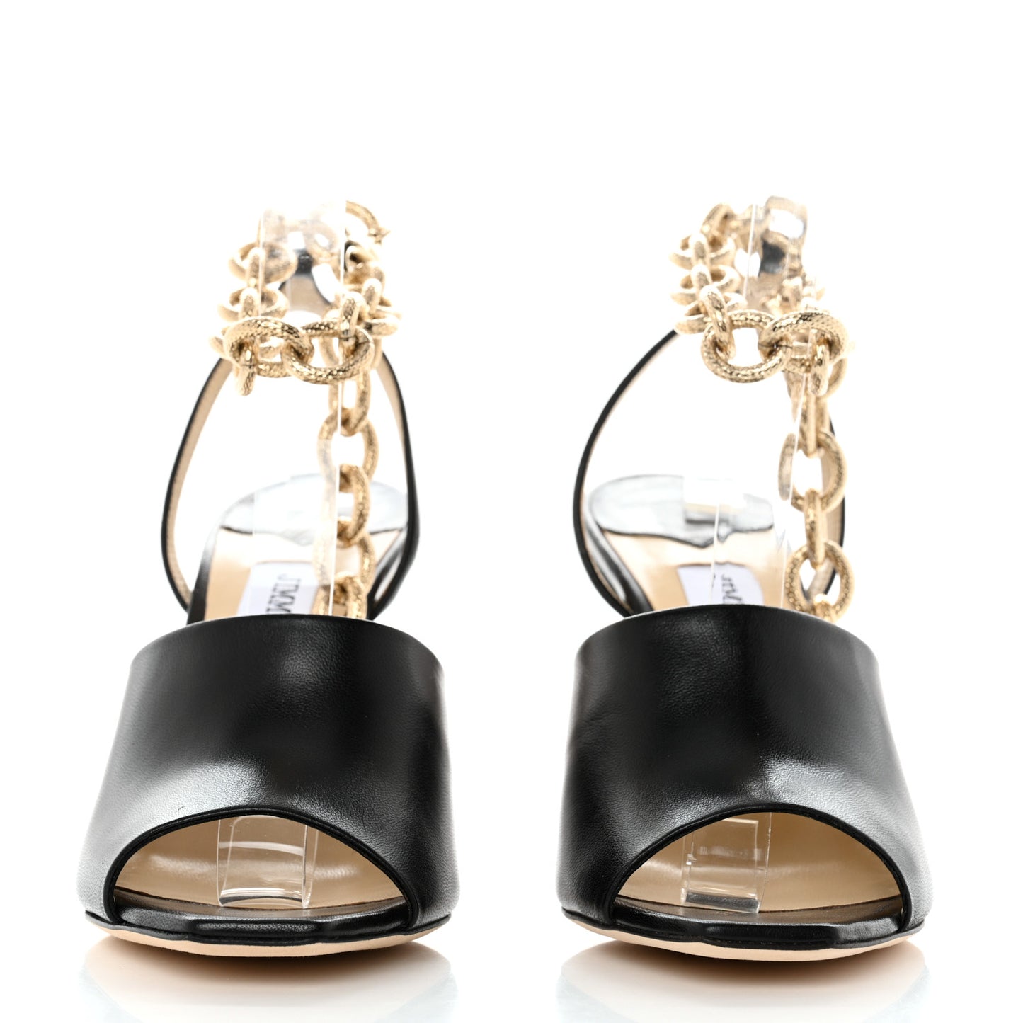 Nappa Sae 90 Chain Sandals 37 Black