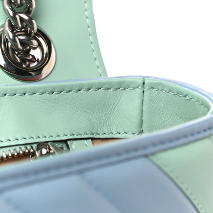 Gucci Calfskin Matelasse Diagonal Small GG Marmont Shoulder Bag Multicolor Pastel 11 of 12