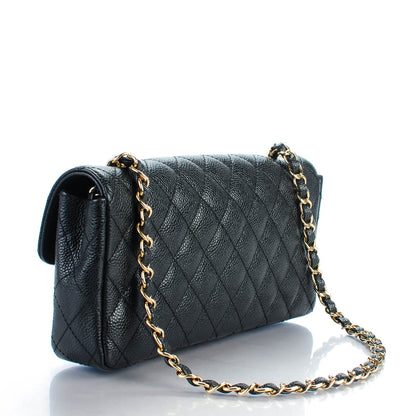 Chanel Caviar East West Flap Black 3 of 8
