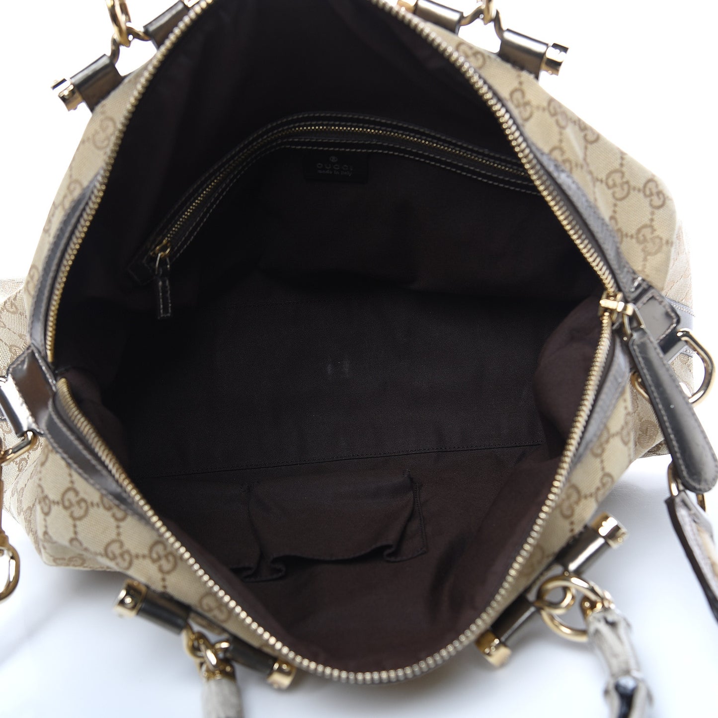 Monogram Pop Bamboo Top Handle Tote Pewter