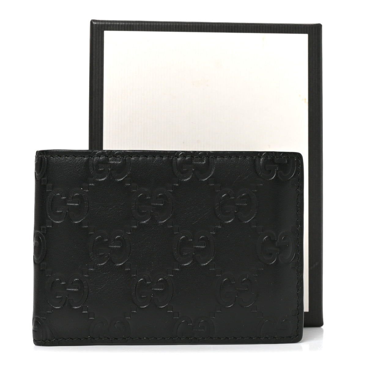 Guccissima Bi-Fold Wallet Black