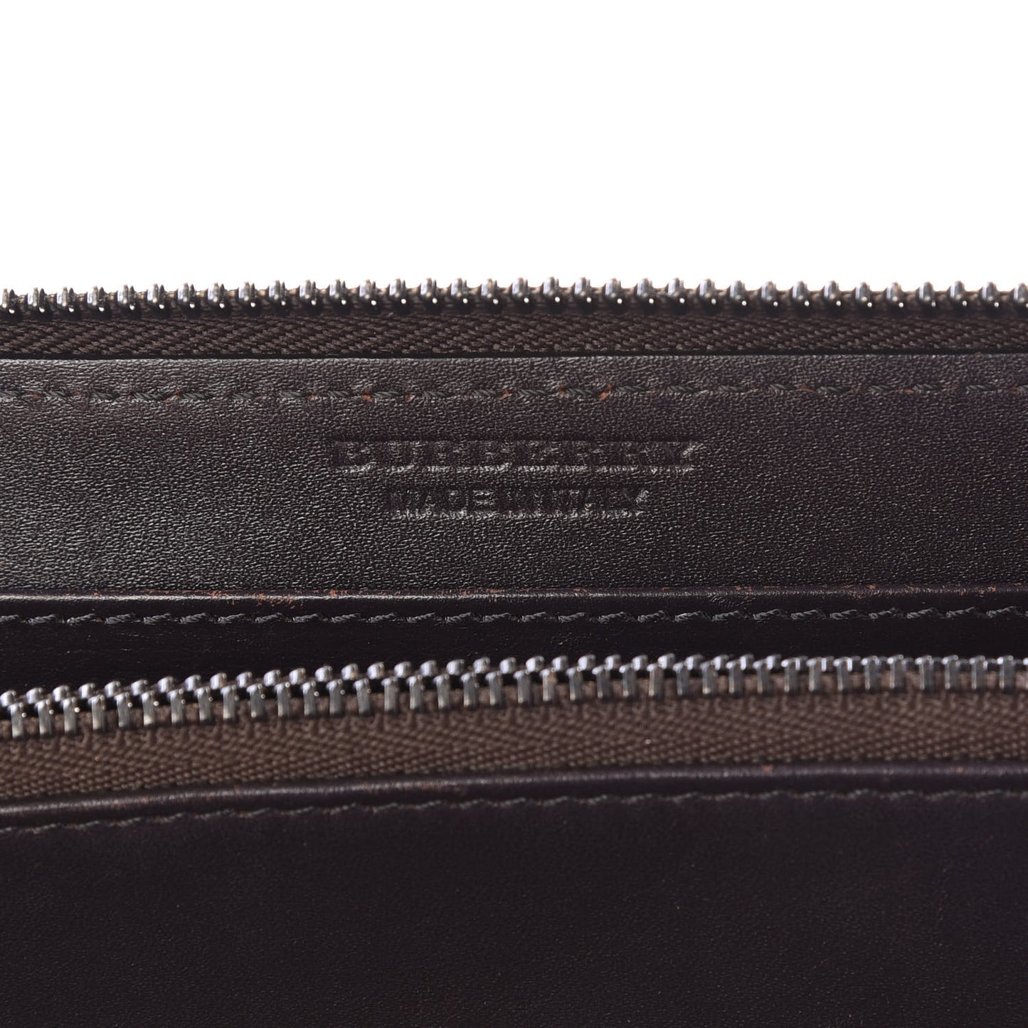 Haymarket Check Large Ziggy Zip Around Wallet Chocolate