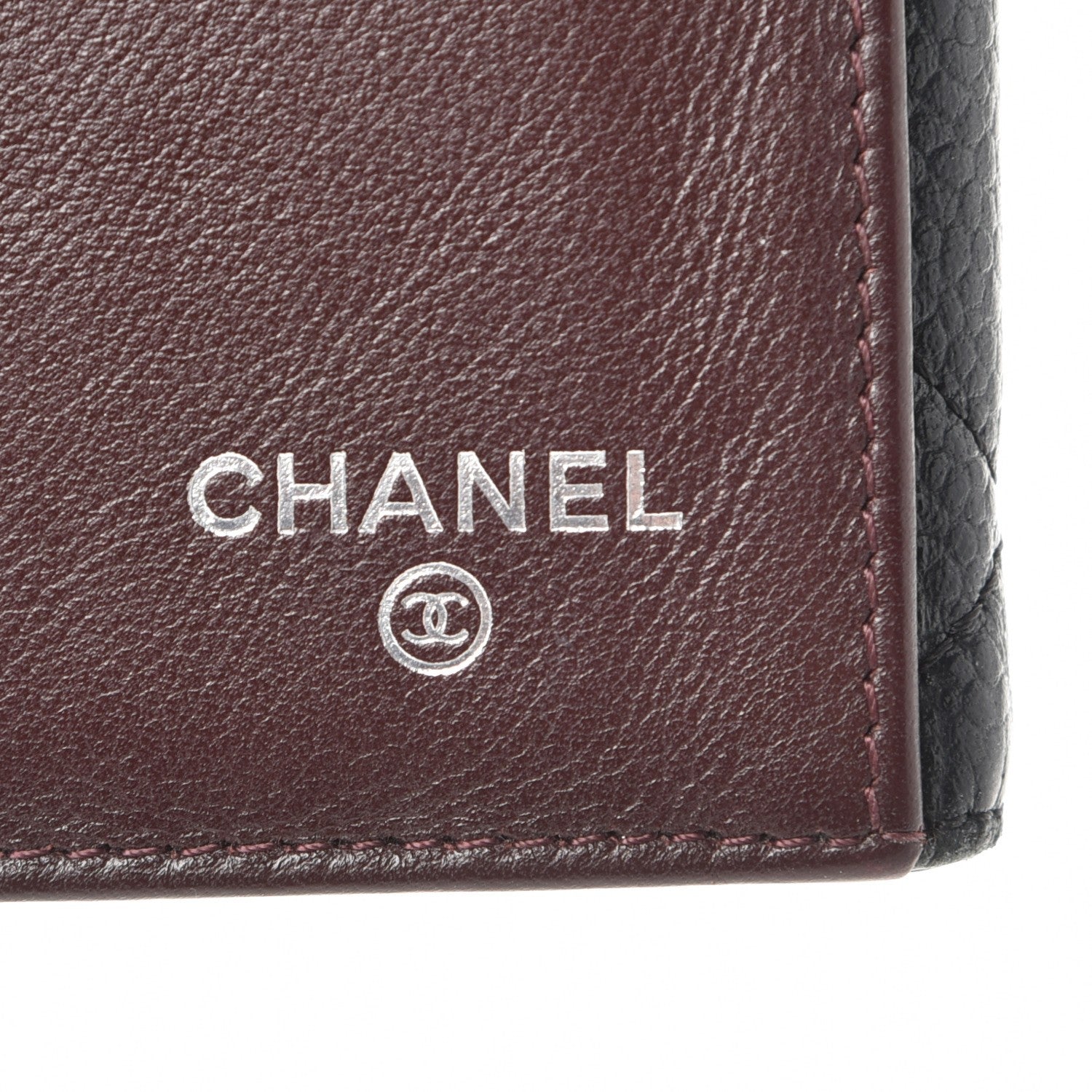 Chanel Caviar Quilted CC Long Double Wallet Black 6 of 10