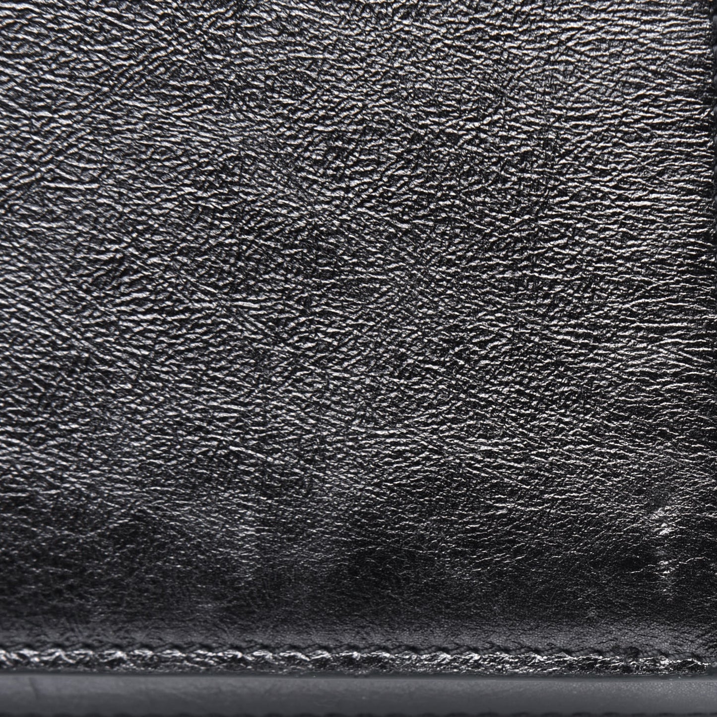 Metallic Calfskin Monogram Large Belle De Jour Clutch Dark Silver