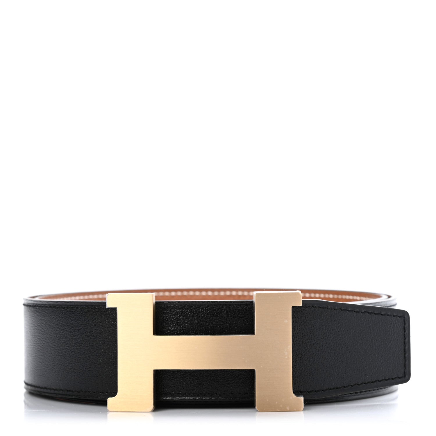 Hermes Swift Togo 42mm Constance H Belt 95 Black Gold 1 of 5
