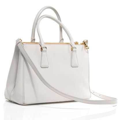 Prada Saffiano Lux Small Tote Talco 3 of 8