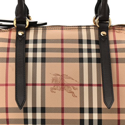 Burberry Haymarket Check Small Salisbury Tote Chocolate 9 of 14