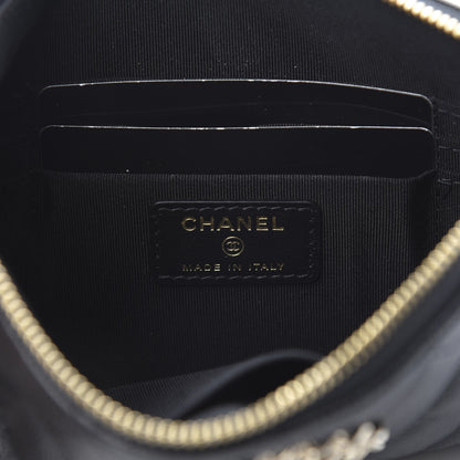 Chanel Caviar Quilted Small French New Wave CC Pouch Black 6 of 8