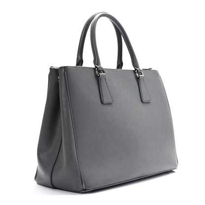 Prada Saffiano Lux Galleria Front Pocket Tote Marmo 2 of 10