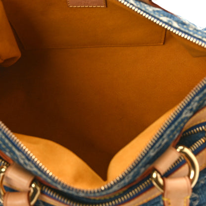 Louis Vuitton Monogram Denim Neo Speedy Blue 5 of 9