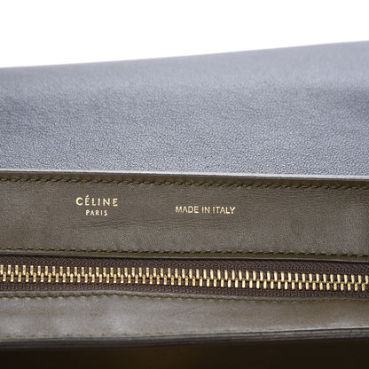 Celine Velluto Calfskin Suede Medium Tri-Color Trapeze 5 of 10