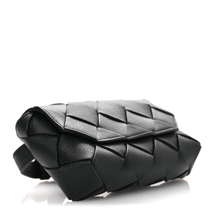 Bottega Veneta Calfskin Intreccio Diago Belt Bag Black 4 of 9