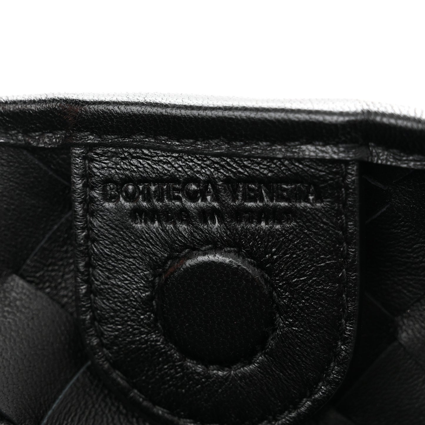 Nappa Intrecciato Sardine Bag Black