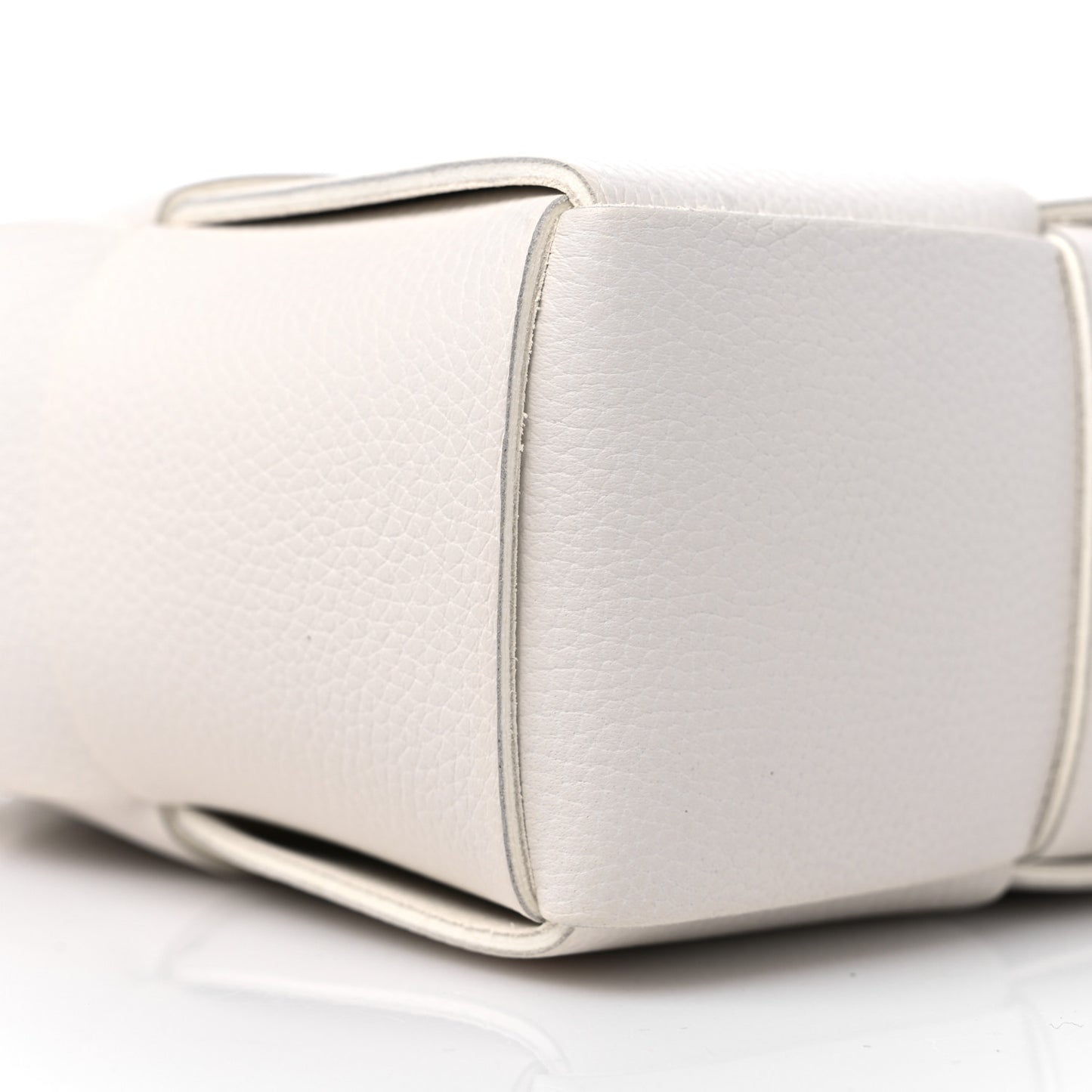Nappa Maxi Intreccio Mini Arco Tote White